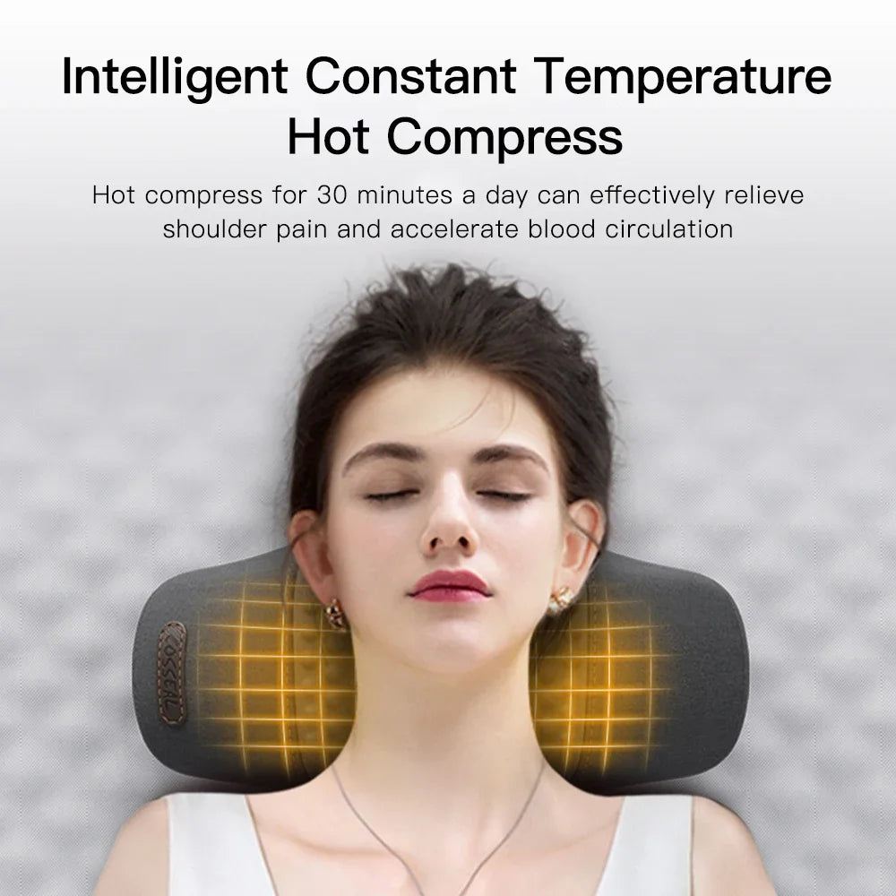 Coussin Cervical Chauffant Massage & Étirement