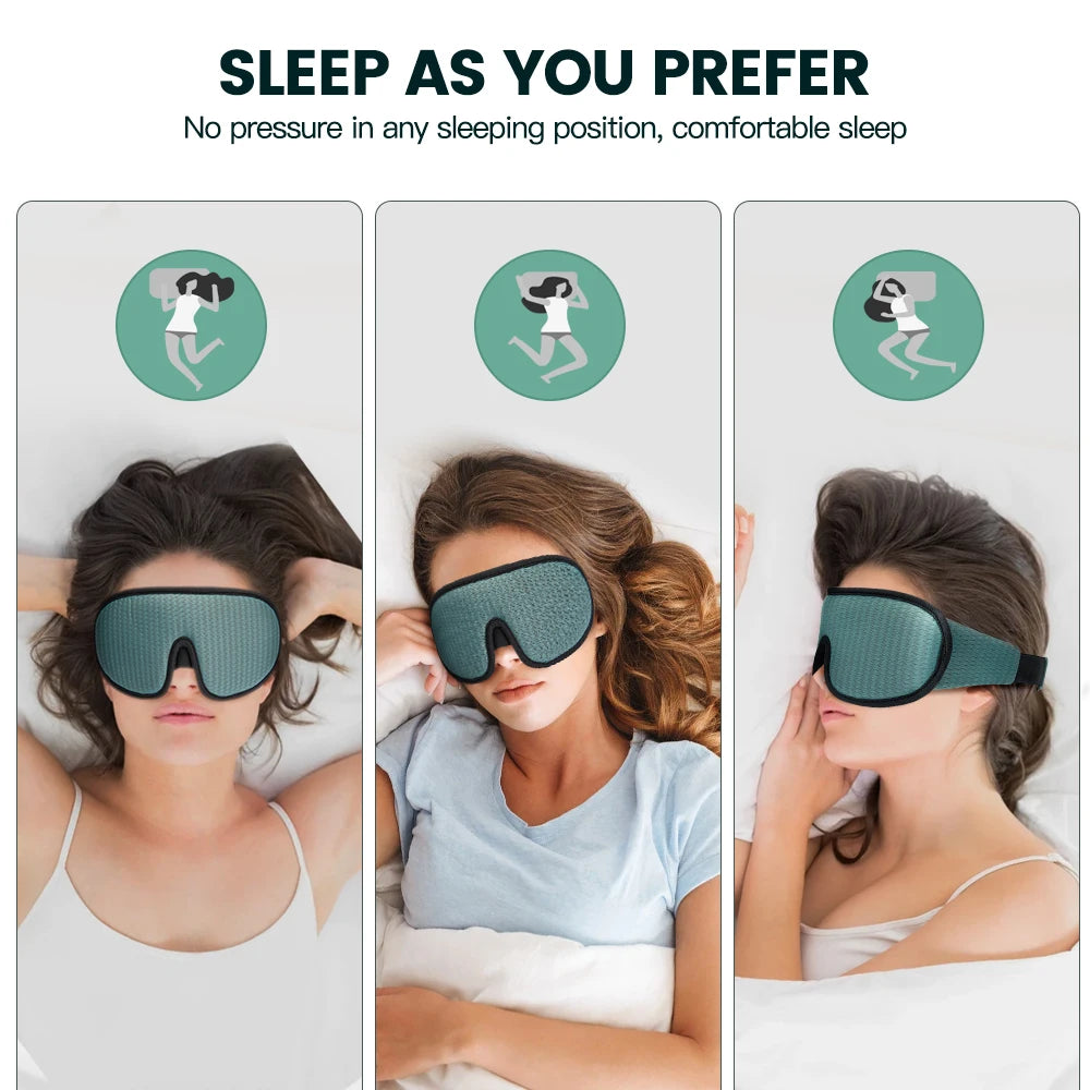 Masque de Nuit 3D Toucher Soie