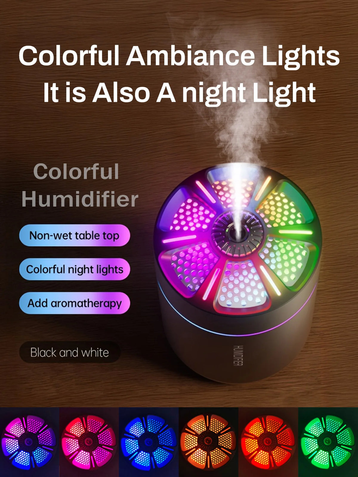 Diffuseur d'Arômes Lumière d'Ambiance
