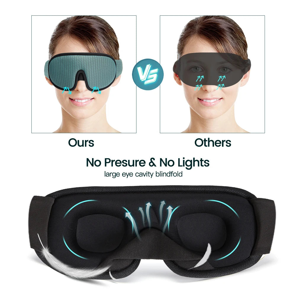 Masque de Nuit 3D Toucher Soie